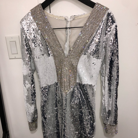 Versailles Custom-made Reversible Sequin Dress - Picture 2 of 7